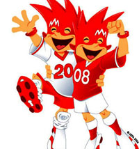 Trix et Flix - Mascottes de l'Euro 2008